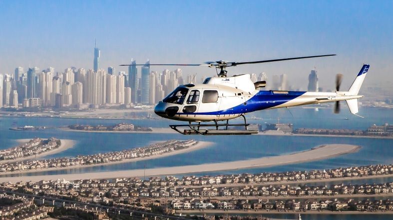 The Palm Jumeirah - Helicoptero - See Dubai Tours Helicóptero - Dubai Adventure - See Dubai Tours